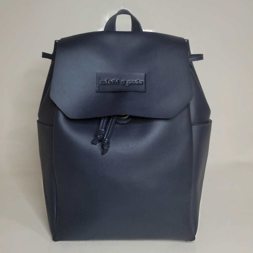Navy Backpack | Smart Travel Essential | Cactus Leather Made