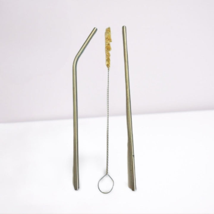 Brass Straws With Sisal Fibre cleaner