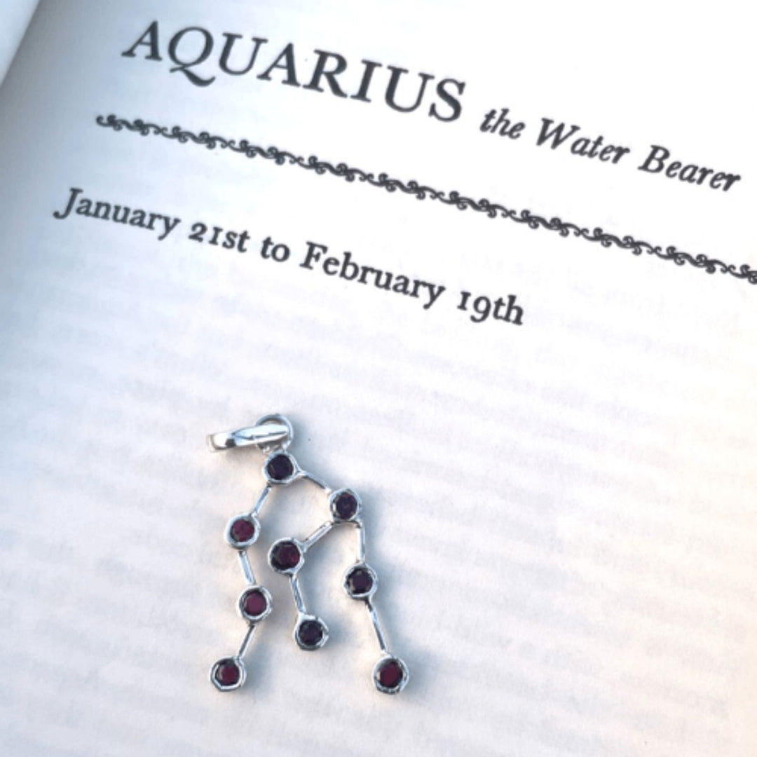 Aquarius Constellation Pendant | Hand Crafted | Mystic Design