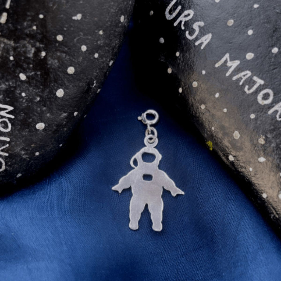 Astronaut Pendant | Unique Silver Jewellery | Hand-Crafted