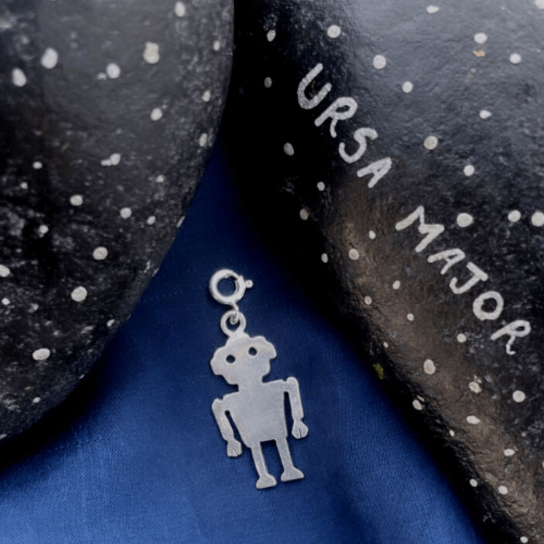 K1MO Droid Pendant | Timeless Silver Jewellery | Hand-Crafted