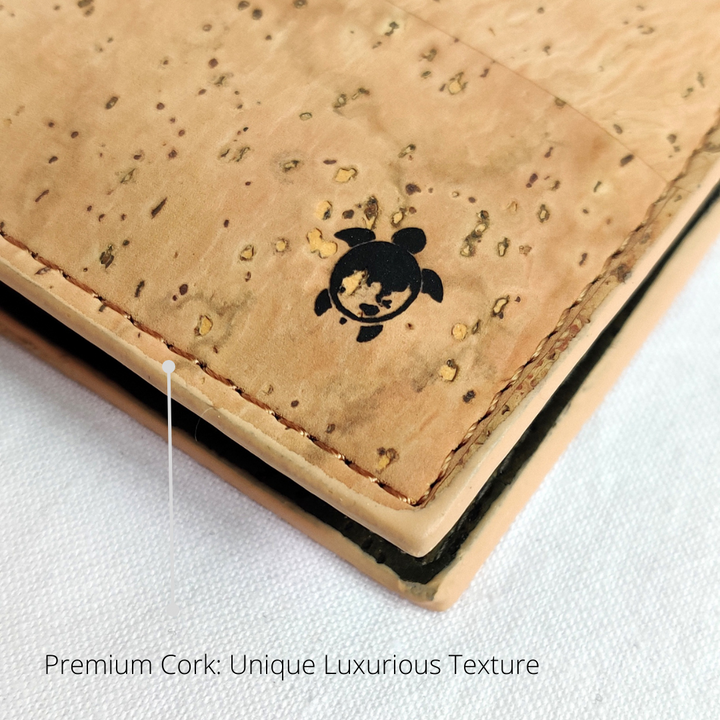 Kakapo Bifold Wallet | Cork | Unisex | Water Resistant | Tan