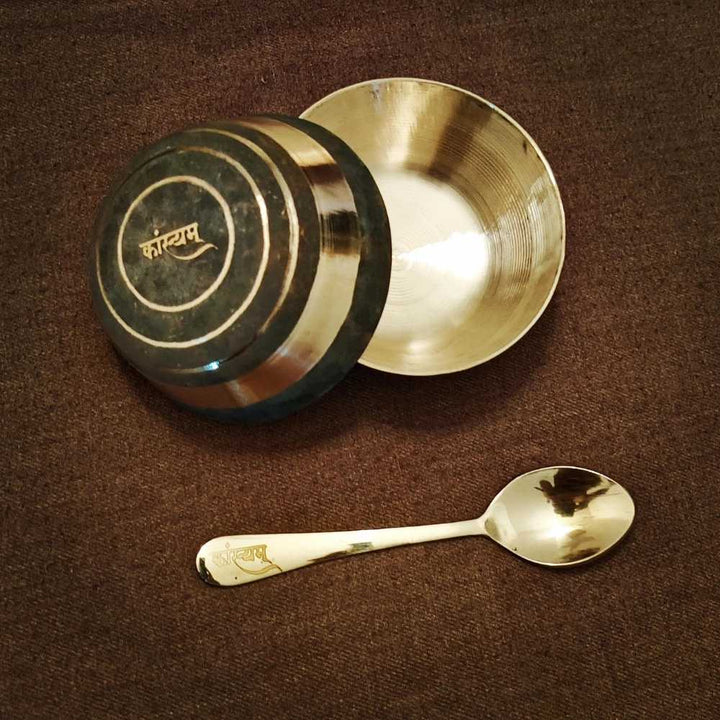 Durable Kansa/Bronze Dinner Set of 6 | Rich Indian Traditional Dining Ware