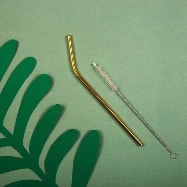 Brass Straws With Sisal Fibre cleaner |