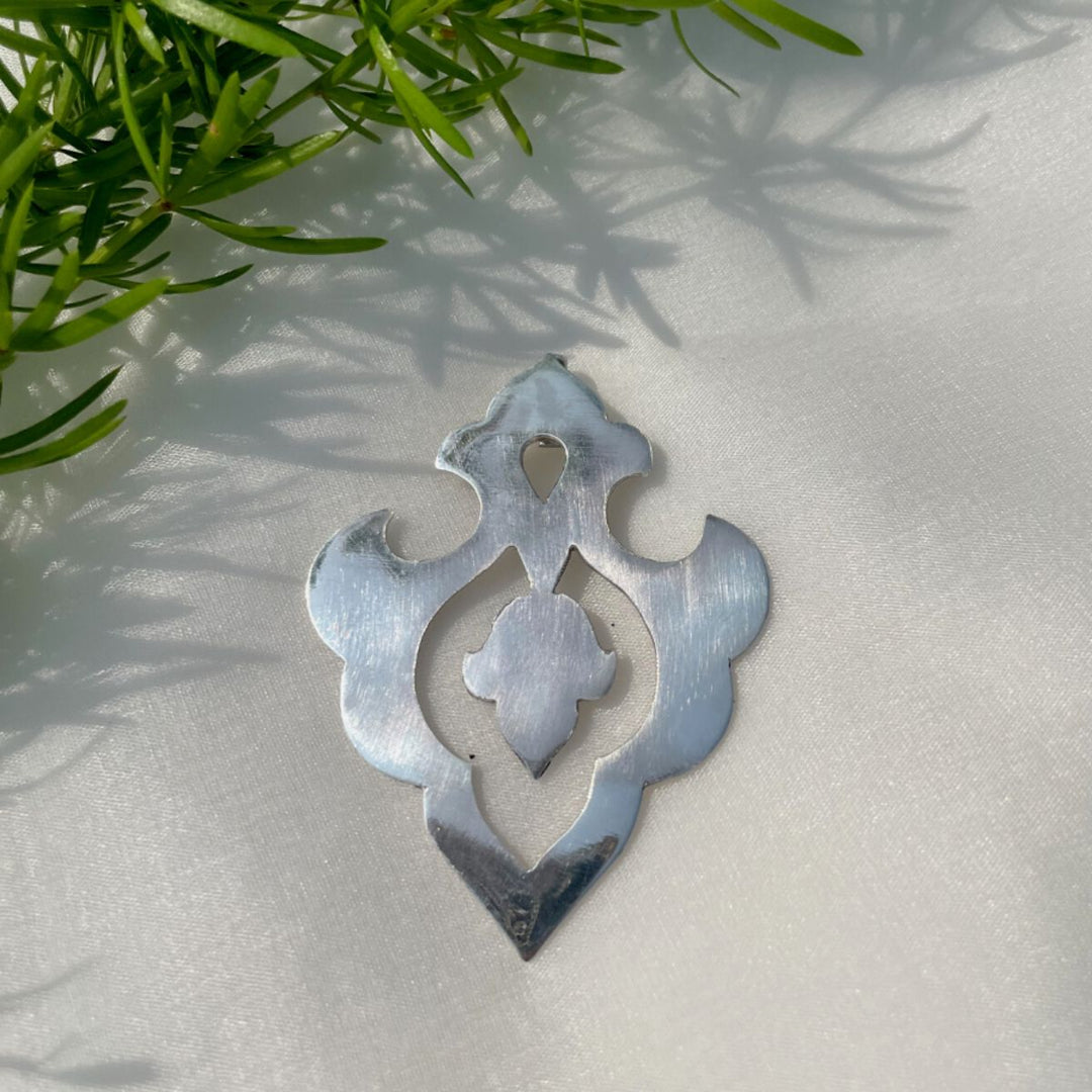 Rajsamand Pendant | Bespoke Silver Jewellery | Statement Piece