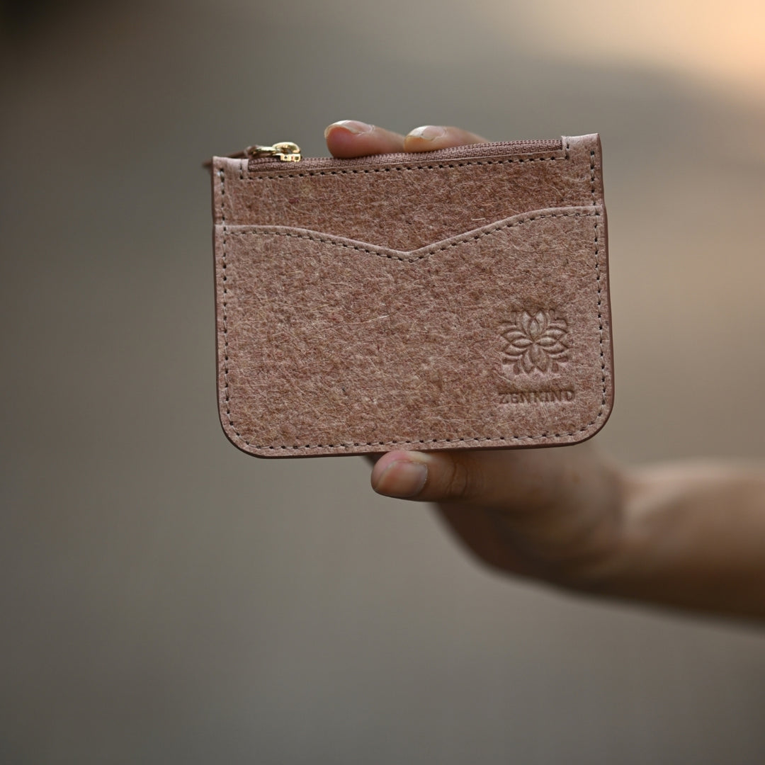 Card Holder / Pocket Wallet | Made of Coconut Leather | Light Weight | Unisex