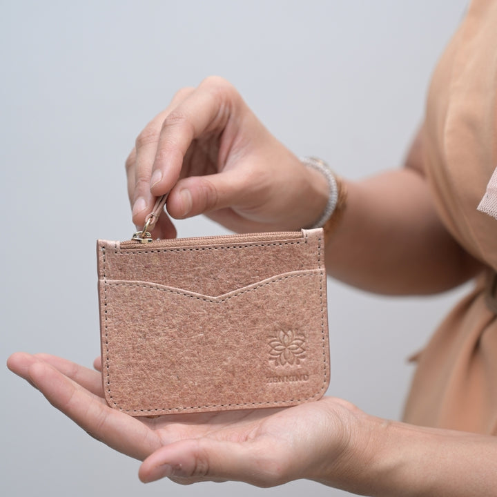 Card Holder / Pocket Wallet | Made of Coconut Leather | Light Weight | Unisex