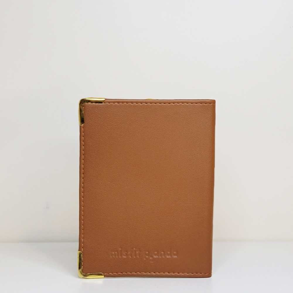 Tan Brown Personalised Passport Holder | Chic Travel Essential