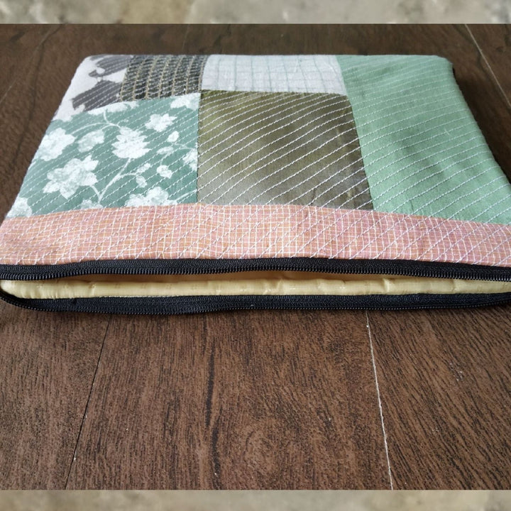 Geometric Patterned Laptop Sleeve | Hand Crafted  | 11 Inches