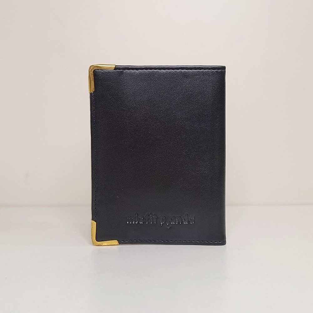 Passport Cover | Travel Essential | Cactus Leather & R-Elan Fabric | Black