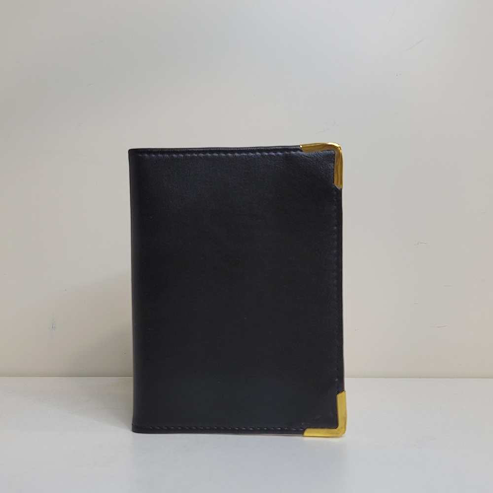 Passport Cover | Travel Essential | Cactus Leather & R-Elan Fabric | Black