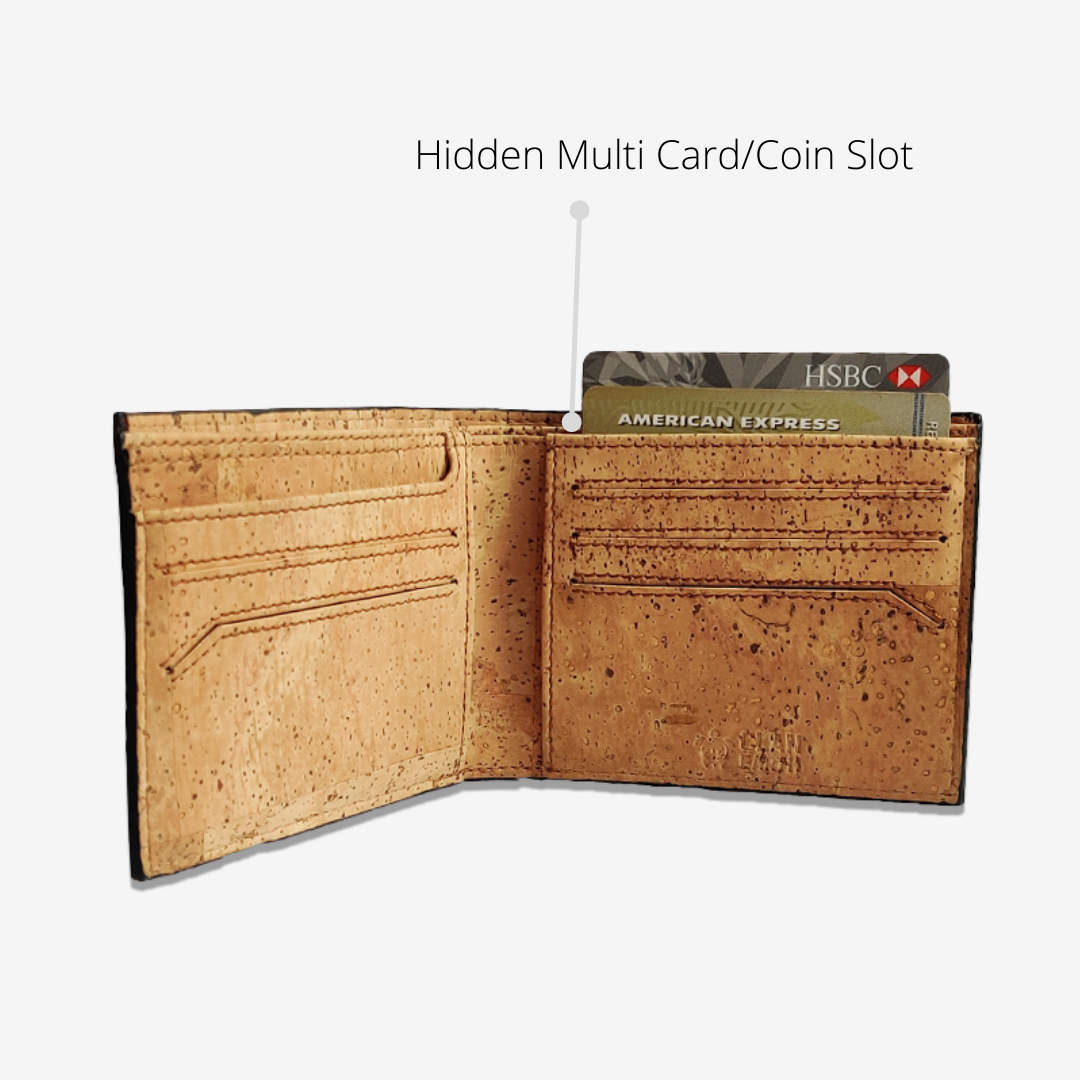 Men Wallet | Cork | Light-weight | Water Resistant | Olive