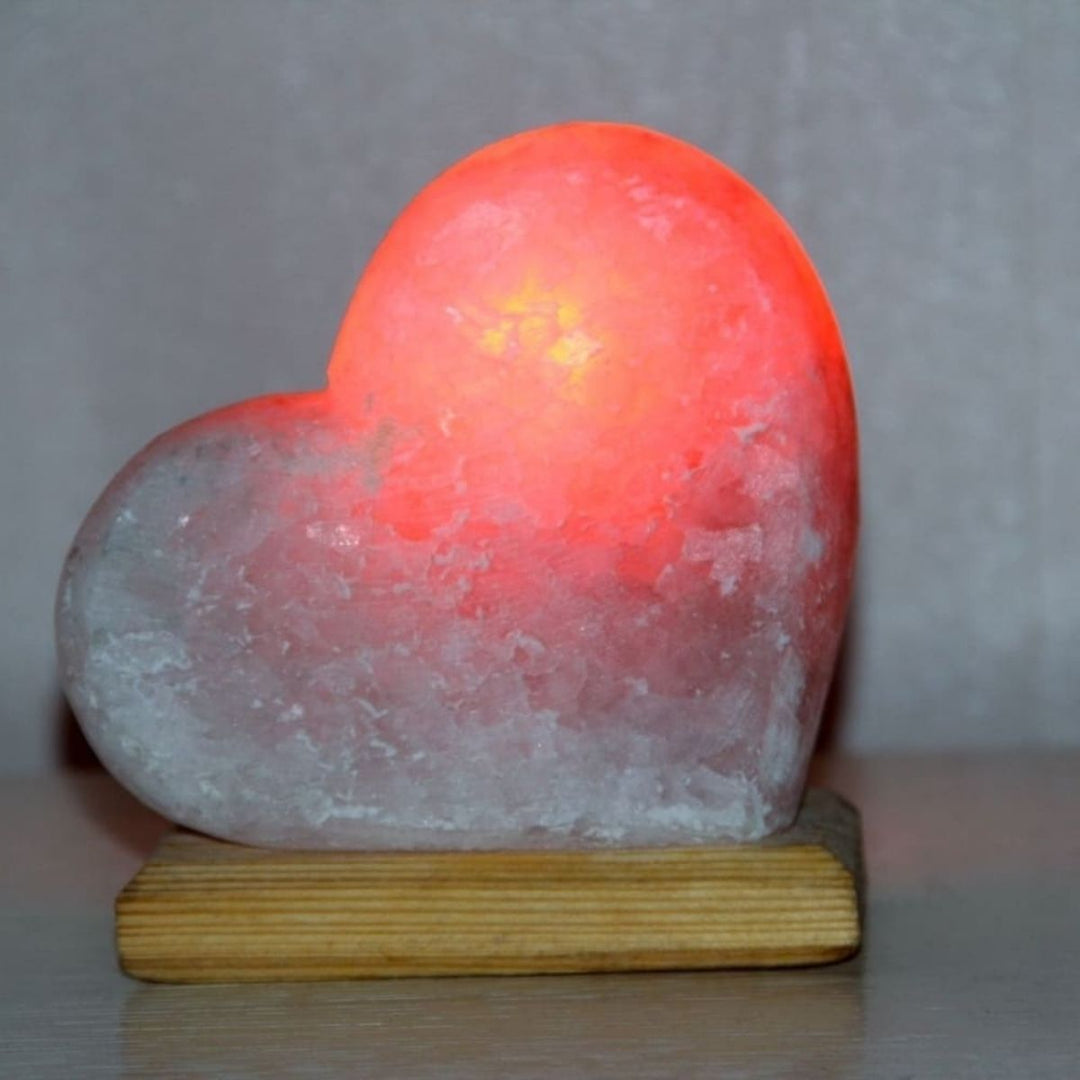 Heart Shape Himalayan Salt Lamp | Hand-Crafted |