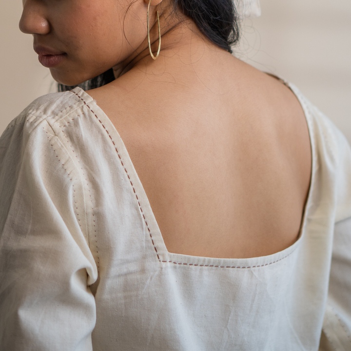 Both Side Wearable Top | Hand-Crafted Kantha | Effortlessly Cool