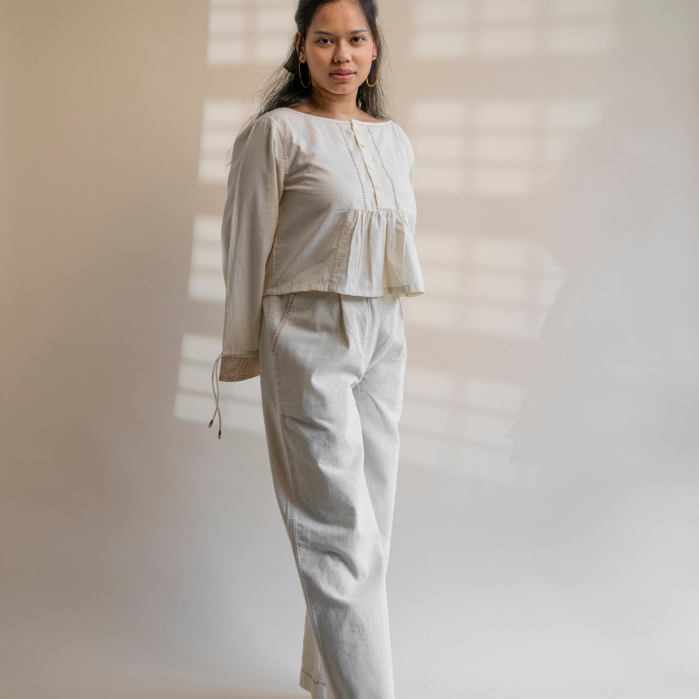 Both Side Wearable Top | Hand-Crafted Kantha | Effortlessly Cool