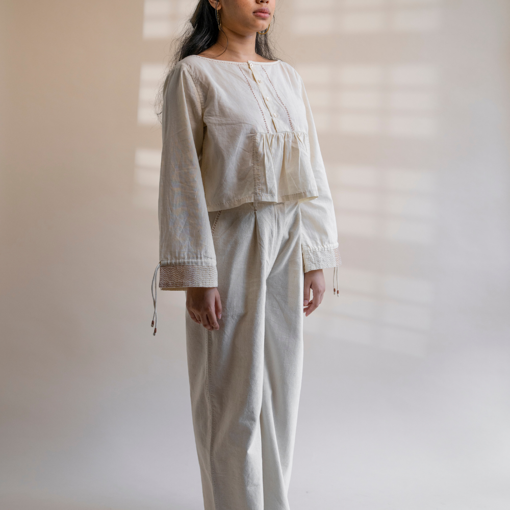 Both Side Wearable Top | Hand-Crafted Kantha | Effortlessly Cool