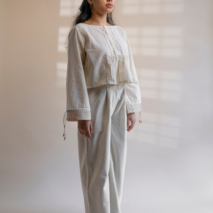 Both Side Wearable Top | Hand-Crafted Kantha | Effortlessly Cool