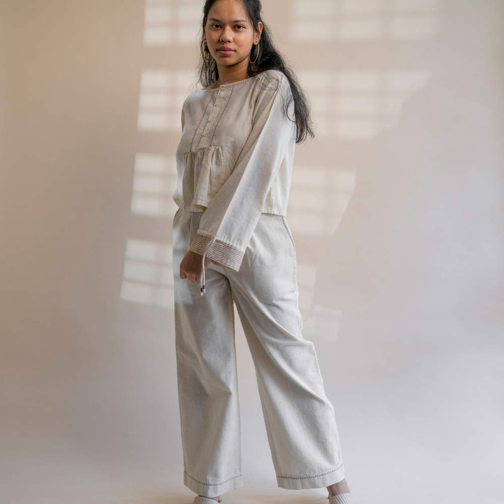 Both Side Wearable Top | Hand-Crafted Kantha | Effortlessly Cool