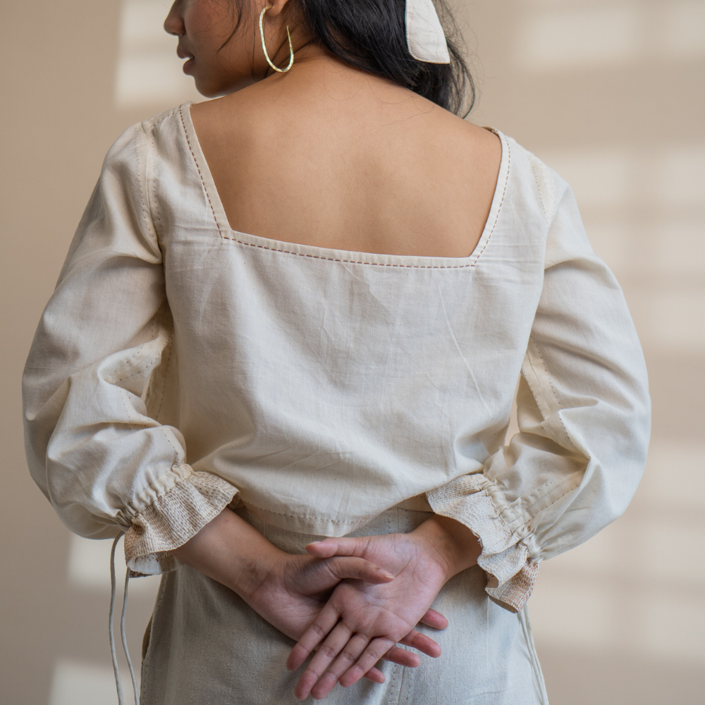 Both Side Wearable Top | Hand-Crafted Kantha | Effortlessly Cool