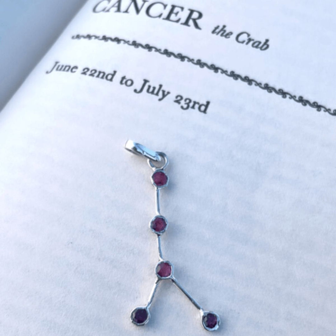 Cancer Constellation Pendant | Exclusive Silver Jewellery | Celestial Design