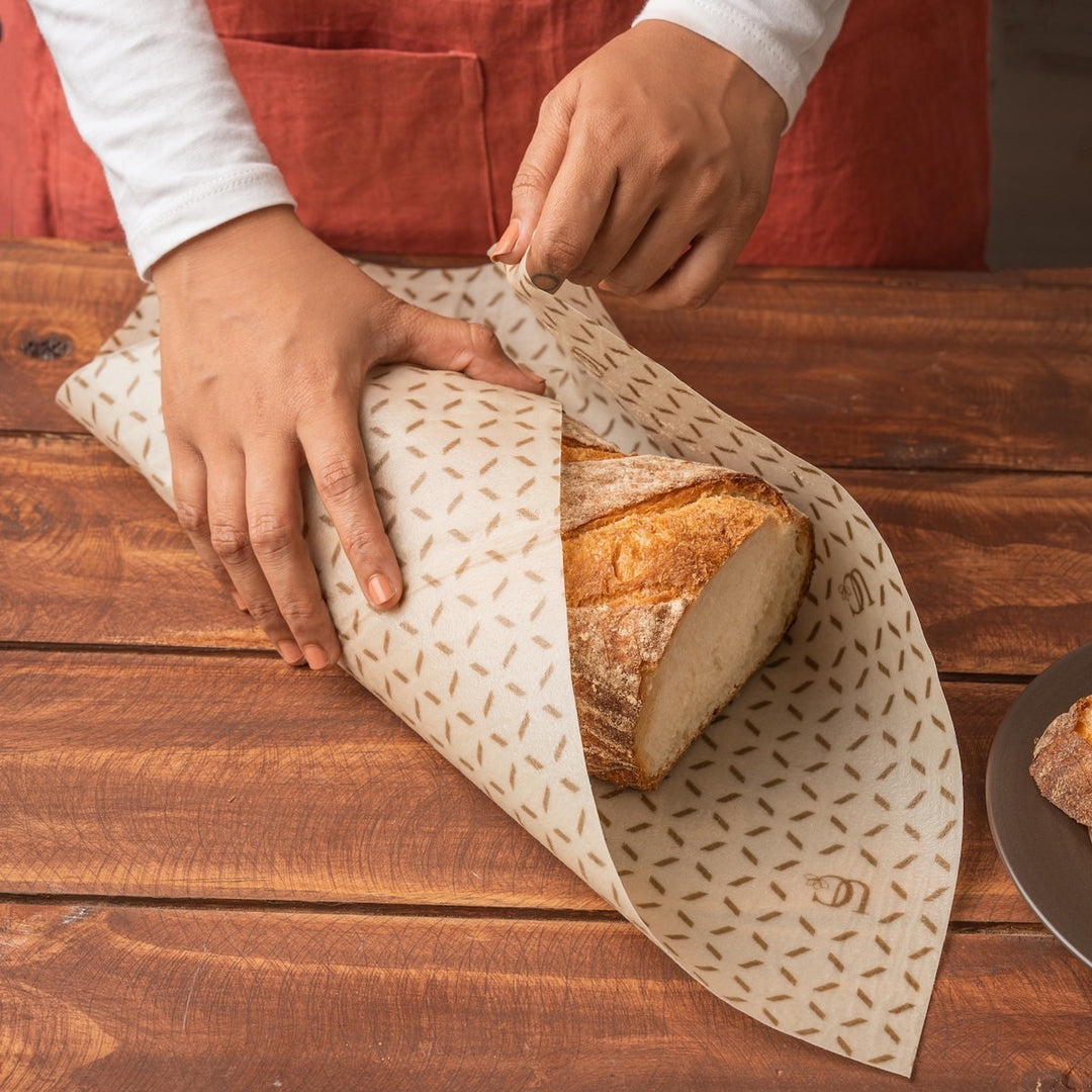 Beeswax Food Wrap | Fresh And Safe Alternative For Food Storage | Printed