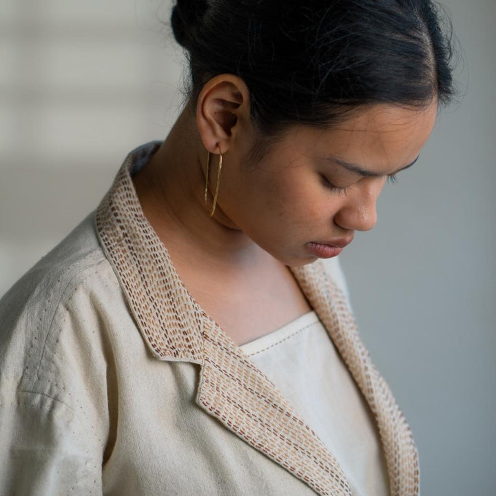 Double Breasted Jacket For Him & Her | Classic Style | Crafted with Kantha