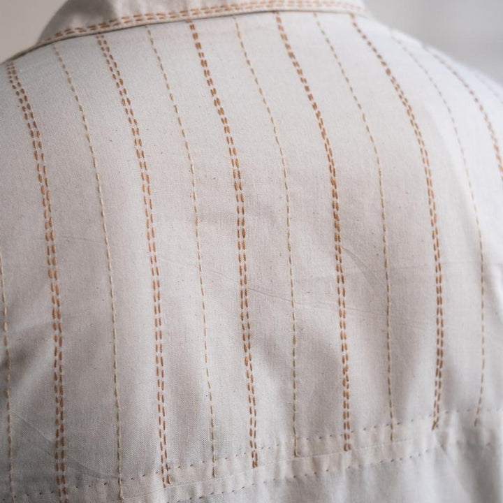 Fluid Overlay for Him & Her | Multi-Purposed Design | Kantha Embroidered