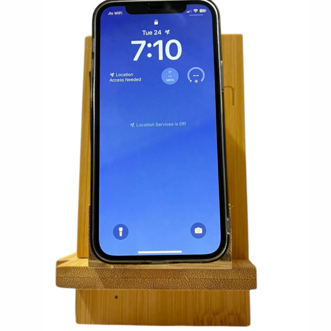 Hand-Crafted Bamboo Mobile Stand | Sleek, Durable & Versatile Design