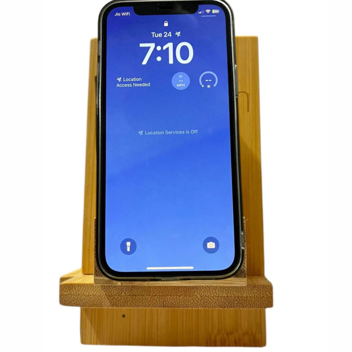 Hand-Crafted Bamboo Mobile Stand | Sleek, Durable & Versatile Design