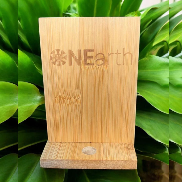 Hand-Crafted Bamboo Mobile Stand | Sleek, Durable & Versatile Design