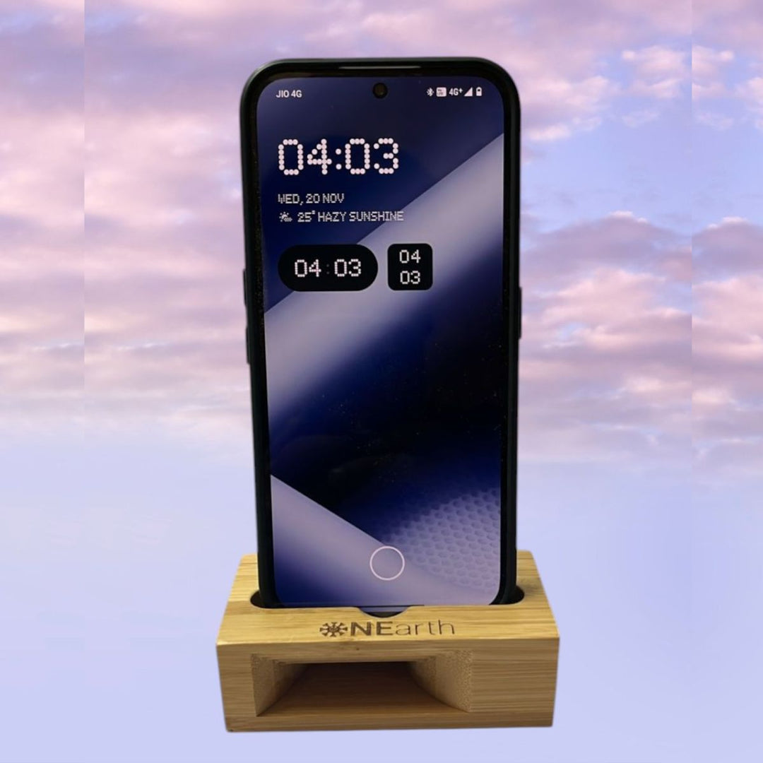 Hand-Crafted Bamboo Sound Amplifier | Multi Functional | Sturdy Design