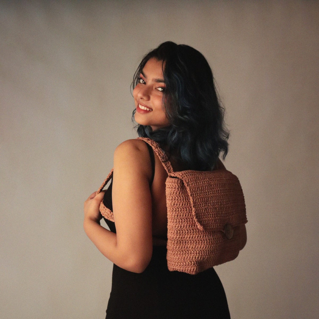 chic-backpack-hand-crafted-crochet-cotton-yarn-sand-brown