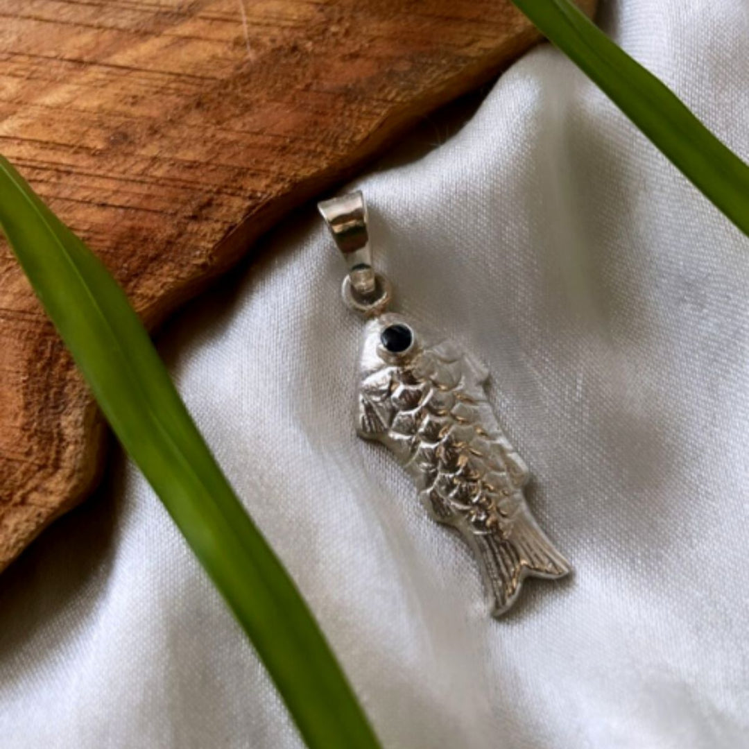 Eclectic Matsya Pendant | Exotique Silver Jewellery | Hand-Crafted