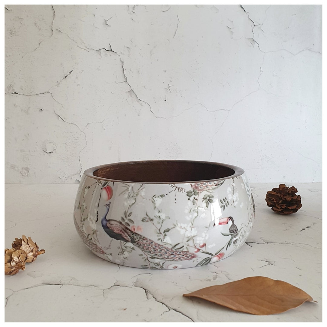 Mayura Medium Salad Bowl Combo Set | Mango Wood