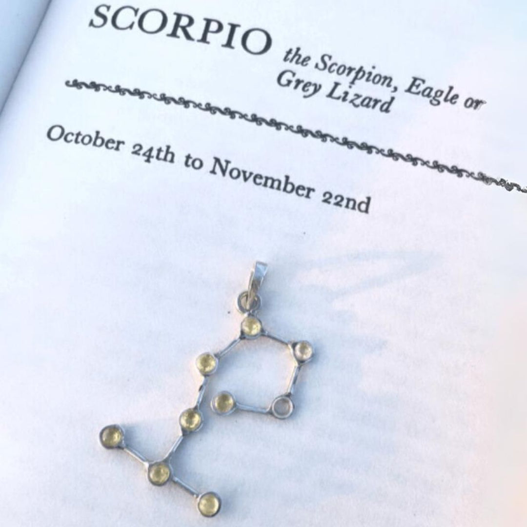 Scorpio Constellation Pendant | Unique Silver Jewellery | Hand-Crafted