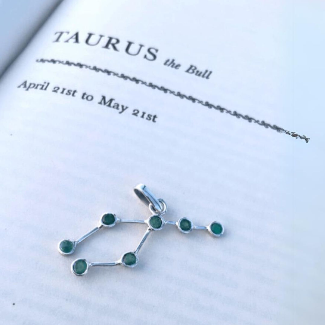 Taurus Constellation Pendant | Exclusive Silver Jewellery | Celestial Design