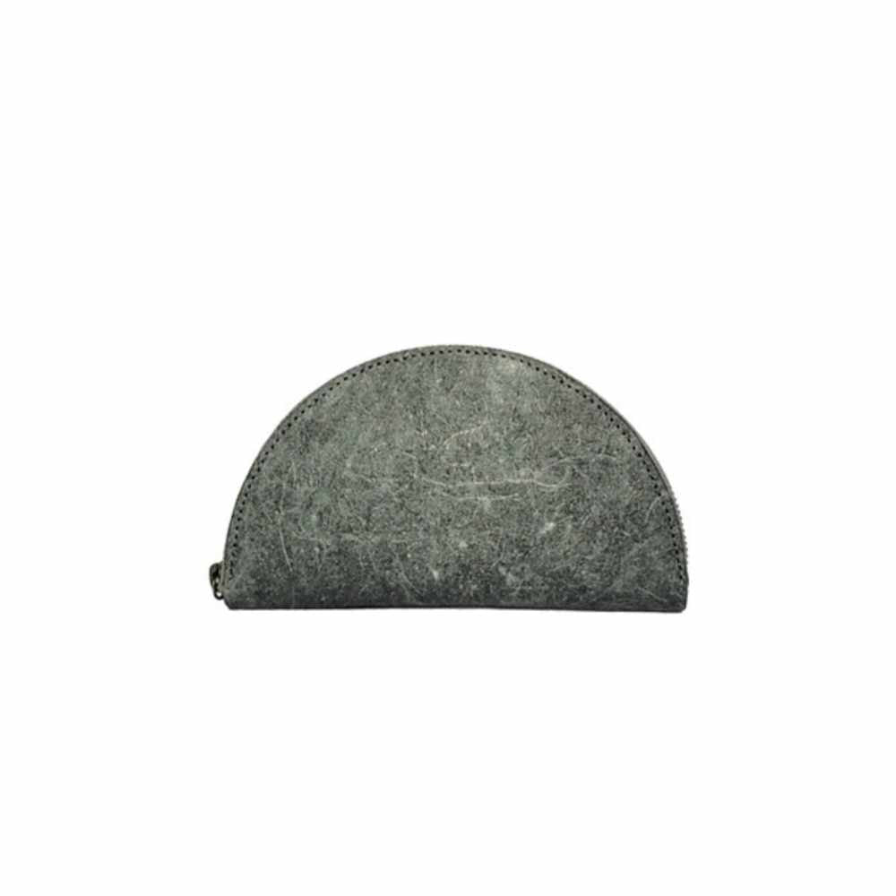 Olive Crescent Pouch | Made of Coconut Leather