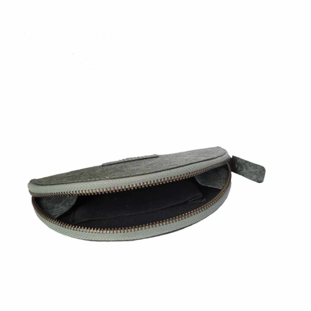 Olive Crescent Pouch | Made of Coconut Leather