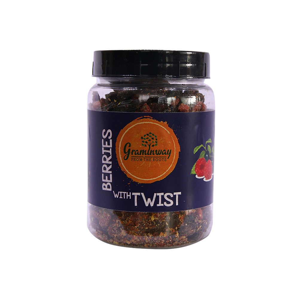 Berries with Twist | Healthy Snack On-the-Go | Antioxidant Rich | Bottle of 150 GM