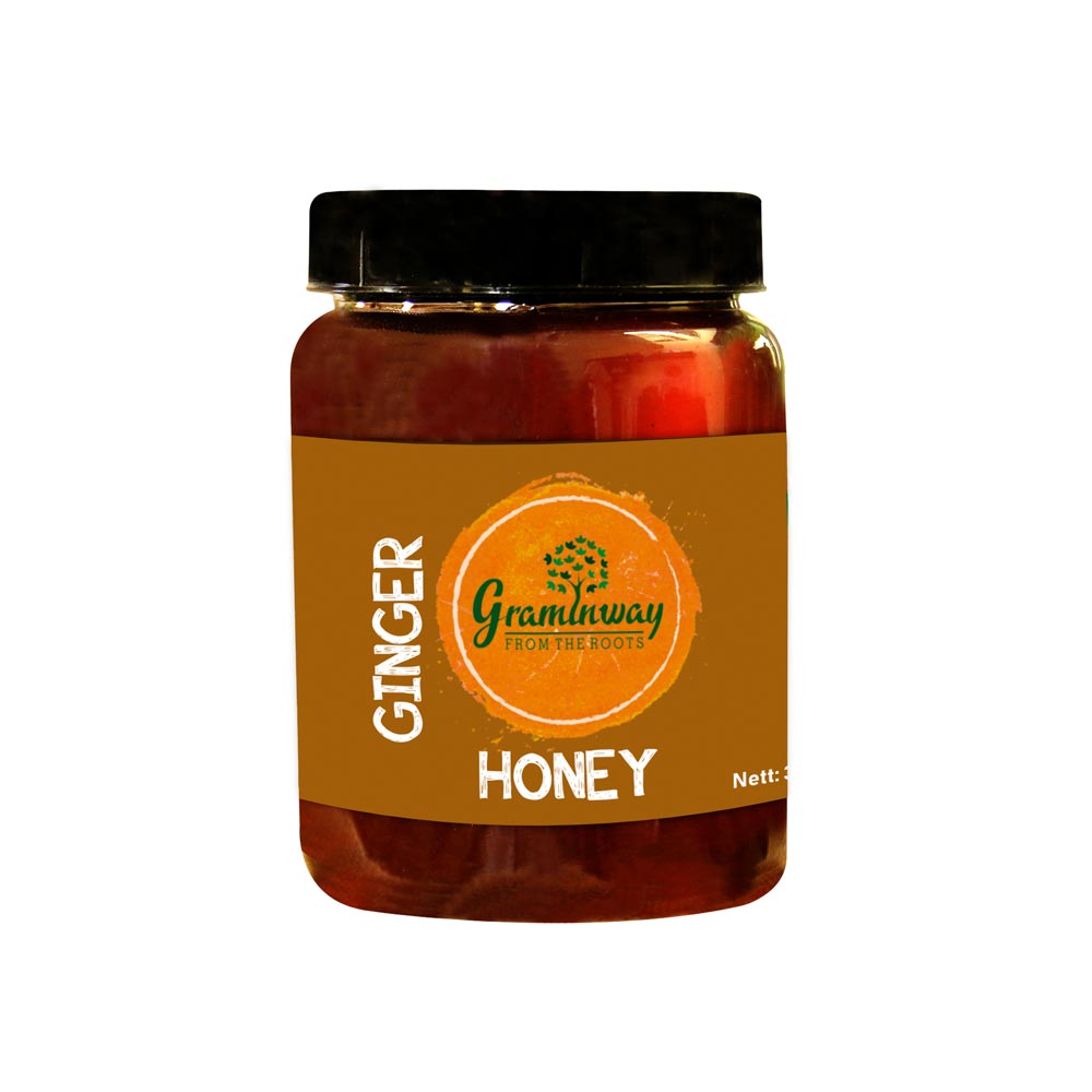 Ginger Honey | Pure, Natural & Unprocessed | Cruelty Free | 350 GM