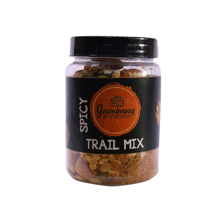 Spicy Trail Mix of Dry Fruits | Anytime Anywhere Healthy Snacks | Bottle of 150 GM