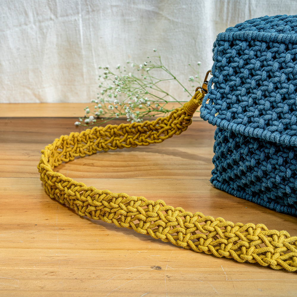 Classic wide Hand-Knotted Bag Straps | Artistic | Hand-Crafted |  Macramé