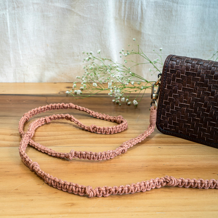 Pretty Simple Hand-Knotted Bag Straps | Artistic | Hand-Crafted |  Macramé