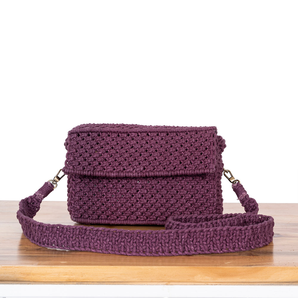 A Boxy Affair Hand-Knotted Bag | Artisanal | Hand-Crafted | Aesthetically Designed