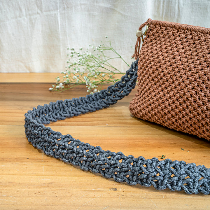 Classic wide Hand-Knotted Bag Straps | Artistic | Hand-Crafted |  Macramé