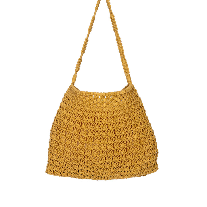 Totally Classic Hand-Knotted Tote | Artistic | Hand-Crafted | Macramé