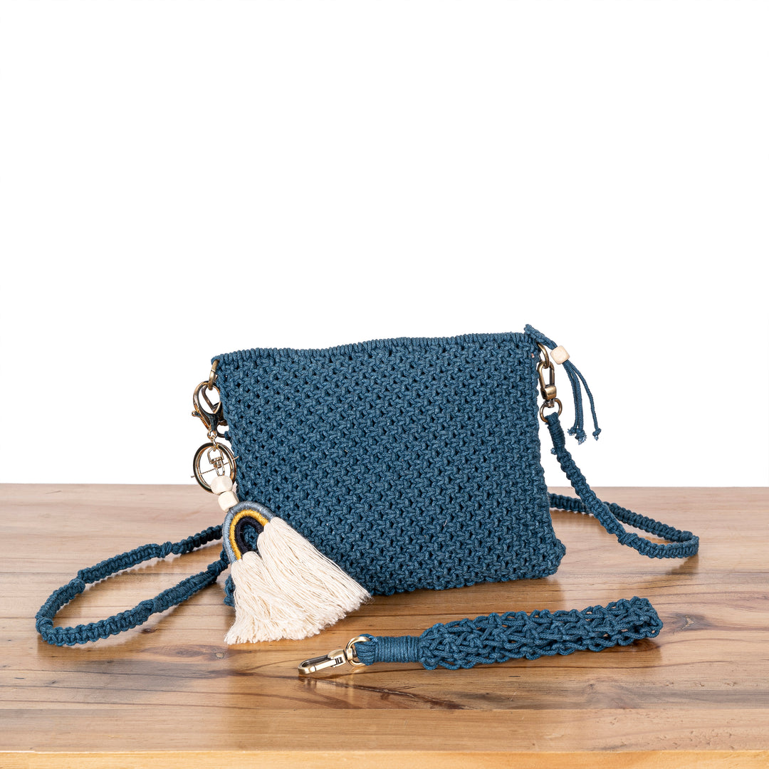 Pretty Simple Hand-Knotted Bag | Artistic | Hand-Crafted | Aesthetic | Macramé