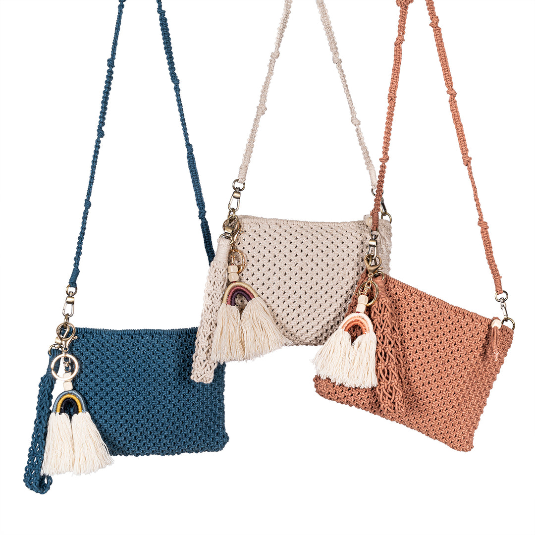 Pretty Simple Hand-Knotted Bag | Artistic | Hand-Crafted | Aesthetic | Macramé