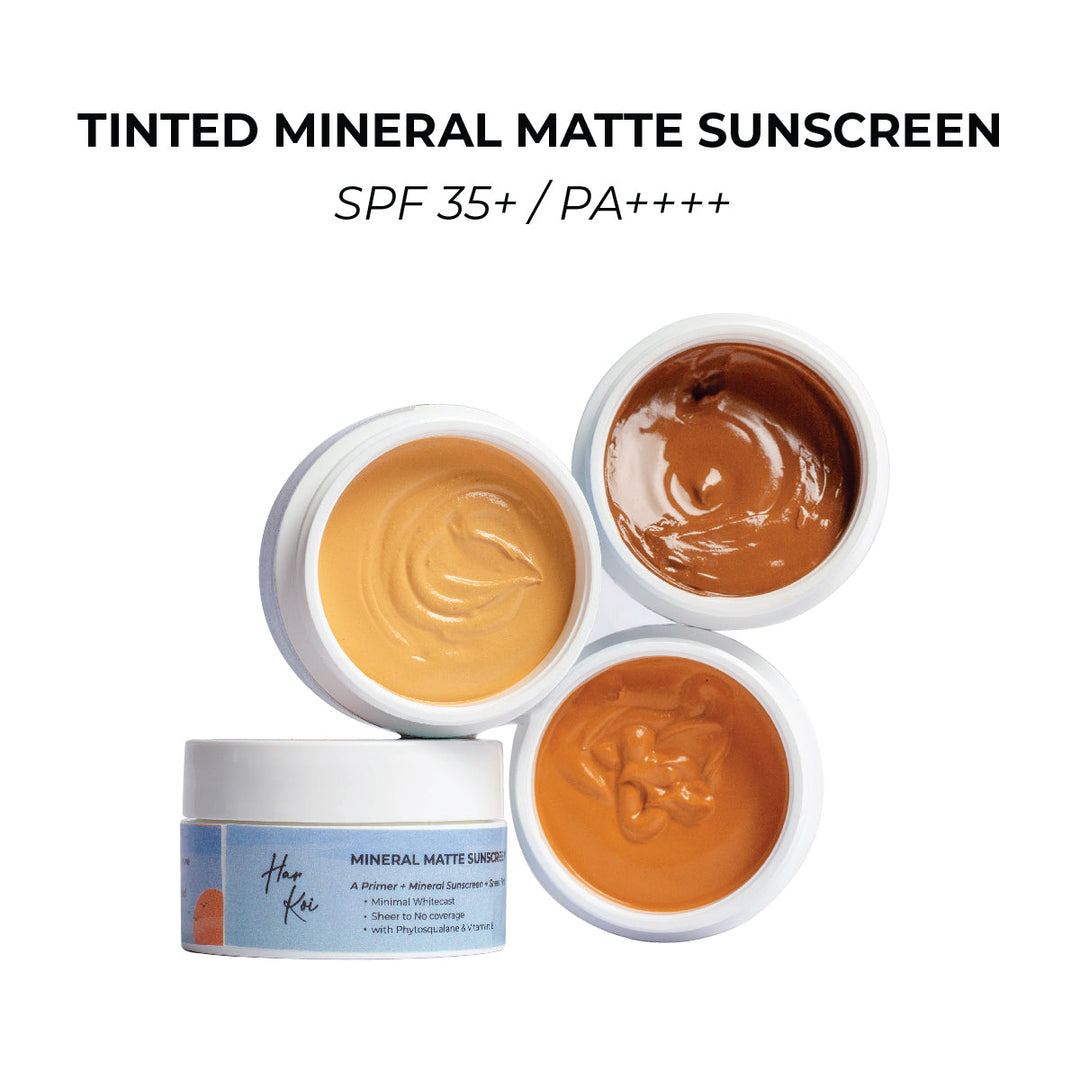 Mineral Sunscreen SPF 35 | With Primer Foundation | Deep with Red Undertone | 30 GM