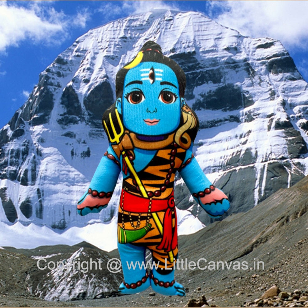 Lord Shiva Plush Doll | Indian Mythological Toys | Handcrafted | Sustainable